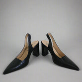 Milana Black Slingback Heels